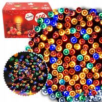 LAMPKI CHOINKOWE ŚWIATEŁKA 500 LED WEWNĘTRZNE wielokolorowe 8 TRYBÓW