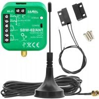 Sterownik bramy WiFi 2-kan. z anteną zew. + czujnik otwarcia, SUPLA ZAMEL