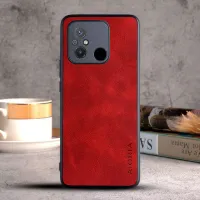 Etui AIORIA Vintage LEATHER do Xiaomi Poco C55 / Xiaomi Redmi 12C czerwony