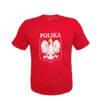 koszulka z nadrukiem "biało-czerwoni" czerwona - rozmiar xxl