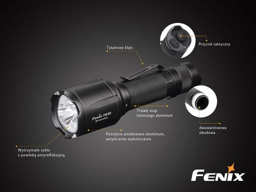 Latarka diodowa Fenix TK25iR na Arena.pl