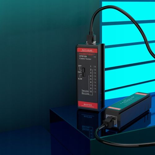 TESTER PRZEWODÓW SIECIOWYCH RJ11 RJ45 LAN SZUKACZ PAR KABLI HABOTEST HT812 na Arena.pl