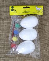 jajka styropianowe 3szt. + farbki | EAD-2138