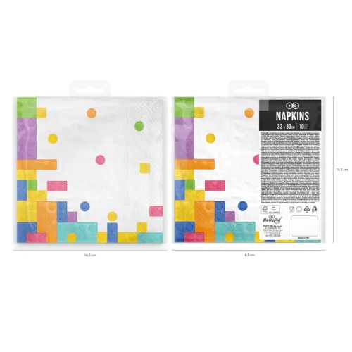 Serwetki Klocki 10szt na Arena.pl