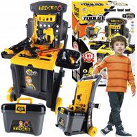 Zestaw Majsterkowicza Warsztat Walizka Kufer Taczka Mały Mechanik Narzędzia