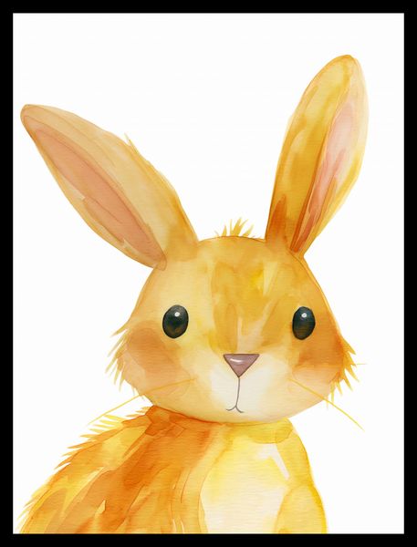 Plakat 30x40cm Słodki Zajączek zdjęcie 2