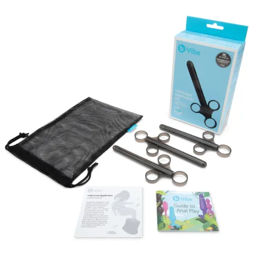 b-vibe lubricant applicator set - zestaw 3 aplikatorow z etui, 9cm na Arena.pl