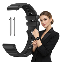 Pasek do Garmin Forerunner 255S 265S Vivoactive Venu2S 3S 4S czarny 18mm