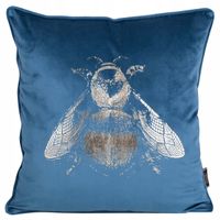 Poszewka na poduszkę ZŁOTY NADRUK + LEN BLINK 45cm