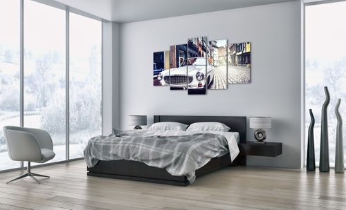 Obraz Na Płótnie - Samochód Uliczka - 160X85 Cm - Ea160X85-3677 na Arena.pl