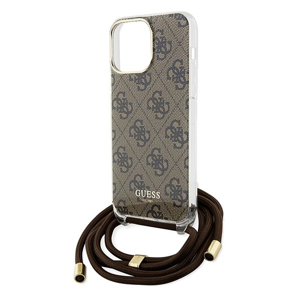 Etui Guess do iPhone 15 Pro Max, Brązowy zdjęcie 5