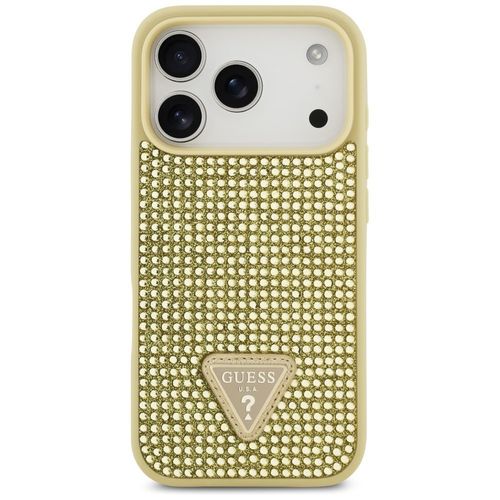 Etui Guess Rhinestone Triangle Logo do iPhone 17 Pro złoty na Arena.pl