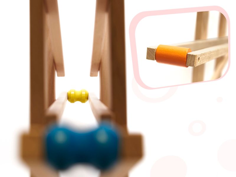 Tor Kulkowy Drewniany Kulodrom Montessori Xxl zdjęcie 6