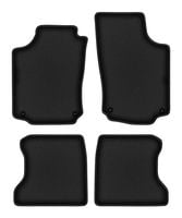 Dywaniki welurowe Opel Combo C 2001-2011 kombivan czarne 4 szt.
