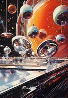 Plakat 68x98cm Orkiestra Sfer