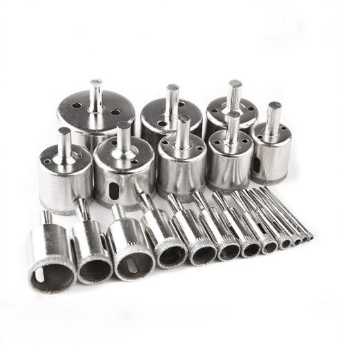 Otwornice diamentowe do szkła płytek gresu zestaw do wiercenia otworów na Arena.pl