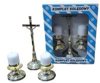 komplet kolędowy zestaw złoty