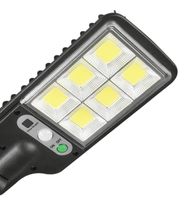 Lampa ścienna solarna latarnia 616B 72COB z czujnikiem ruchu i zmierzchu