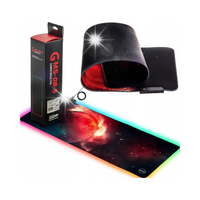 Podświetlana Podkładka Gamingowa KOLOROWA RGB Pod Mysz Myszkę LED Duża XXL