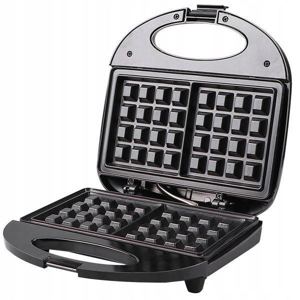 Gofrownica MINI WAFFLE MAKER 750 W black zdjęcie 15