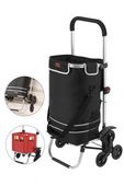 Wózek zakupowy na kółkach składana torba na zakupy 3w1