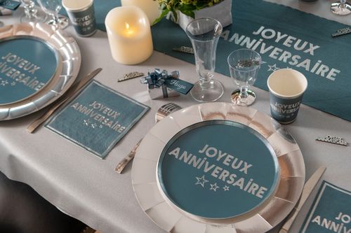 Podtalerze srebrne papierowe podkładki pod talerze, 33 cm 10 szt. na Arena.pl