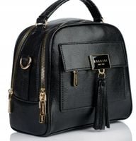 TOREBKA NA RAMIĘ LISTONOSZKA MONNARI Pojemna Kuferek Dwukomorowa PREMIUM