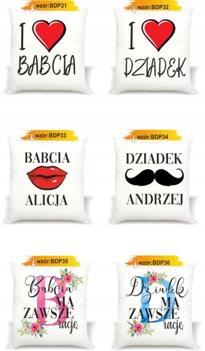 foto PODUSZKA PREZENT Królowa BABCIA imię Babci na Arena.pl