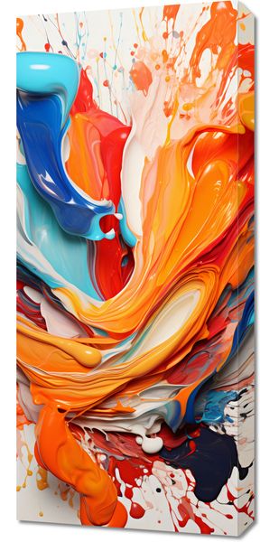 Obraz 40x90cm Taneczne Fale zdjęcie 1