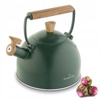 CZAJNIK na GAZ INDUKCJA Gwizdkiem ZIELONY Tradycyjny Starke Pro Harit 2,5l