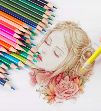 Brutfuner kredki olejowe ołówki kolorowe 48 szt. zdjęcie 4