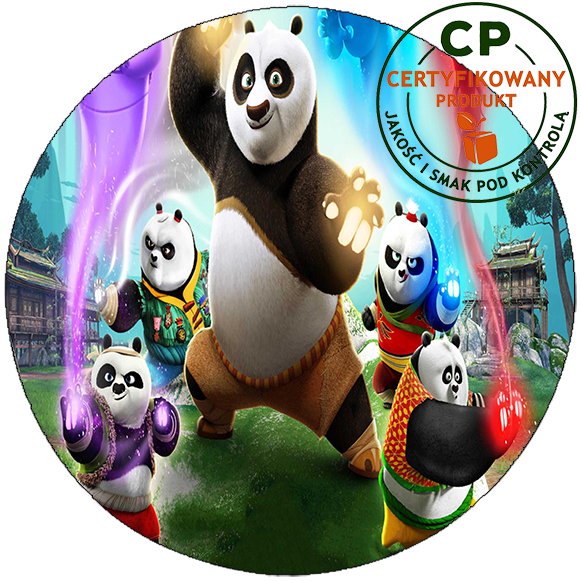 Opłatek na tort Kung fu Panda zdjęcie 1