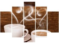 OBRAZ DWIE FILIŻANKI KAWY