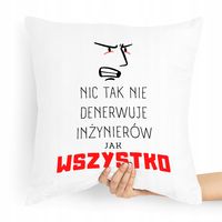 Poduszka Dla Inżyniera Na Prezent Na Urodziny Z Nadrukiem Ze Zdjęciem