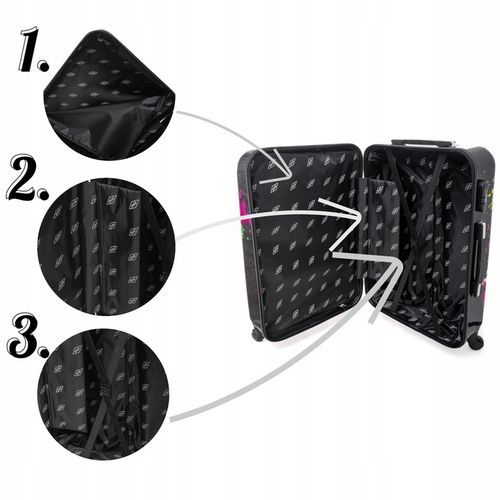 DUŻA WALIZKA PODRÓŻNA TURYSTYCZNA NA KÓŁKACH TORBA XXL ABS na Arena.pl