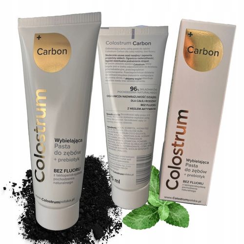 2x Colostrum dla Dzieci Junior PROBIOTYK i Colostrum CARBON pasta do zębów na Arena.pl