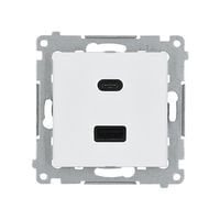 GNIAZDO ŁADOWANIA DEC2CA.01/11-SIMON54 Premium USB 5V DC / 3.1A