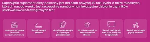 Witaminy do oczu Superoptic 30 kaps. Lepszy i zdrowy wzrok luteina omega-3 na Arena.pl