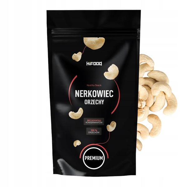 Orzechy Nerkowca Całe 1kg HiFOOD Świeże Jakość Premium Nerkowiec zdjęcie 2