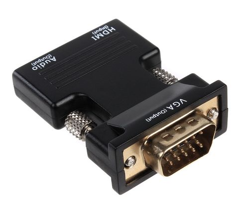 ADAPTER HDMI NA VGA D-SUB FULLHD + AUDIO MINIJACK na Arena.pl