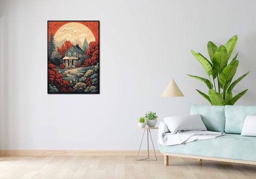 Plakat 67,5x95cm Idylla Rustykalna na Arena.pl