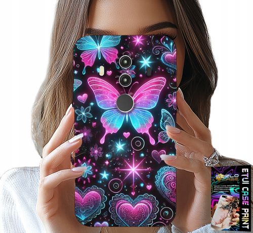 ETUI DO HUAWEI MATE 10 PRO - KOLOROWY MOTYLEK SERCE MODNE WZORY CASE na Arena.pl