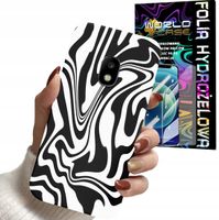 ETUI DO SAMSUNG J5 2017 - ABSTRAKCJA ZEBRA MODNE WZORY DLA KOBIET + FOLIA