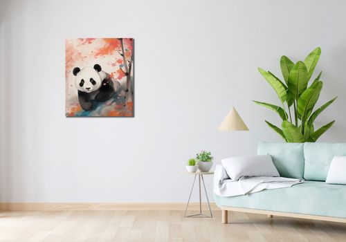Obraz 60x70cm Panda wśród Klonów na Arena.pl