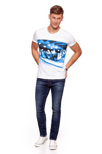 WRANGLER COLLAB TEE REAL WHITE W7B05D3W1 M na Arena.pl