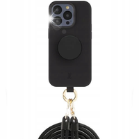 ETUI DO IPHONE 15 PRO JUST ELEGANCE POPGRIP 3IN1 CZARNE