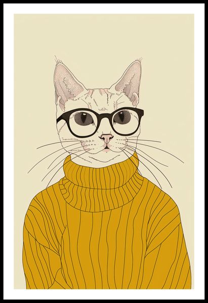 Plakat 53x81cm Intelektualista zdjęcie 3