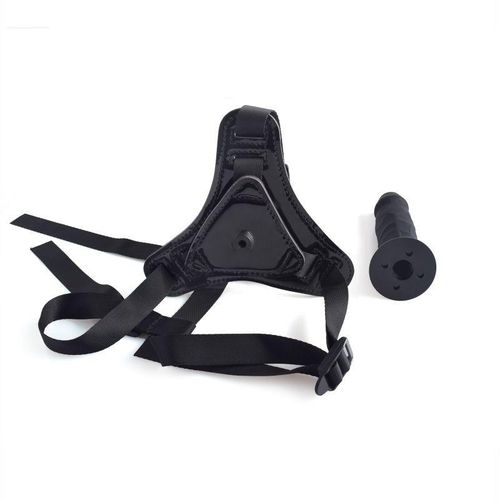 czarne majtki strap-on z silikonowym dildo 10 cm na Arena.pl