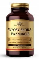 Suplement diety Solgar Włosy Skóra Paznokcie 120 tabletek