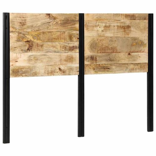 Zagłówek 140 cm Drewno lite Mango i żelazo na Arena.pl